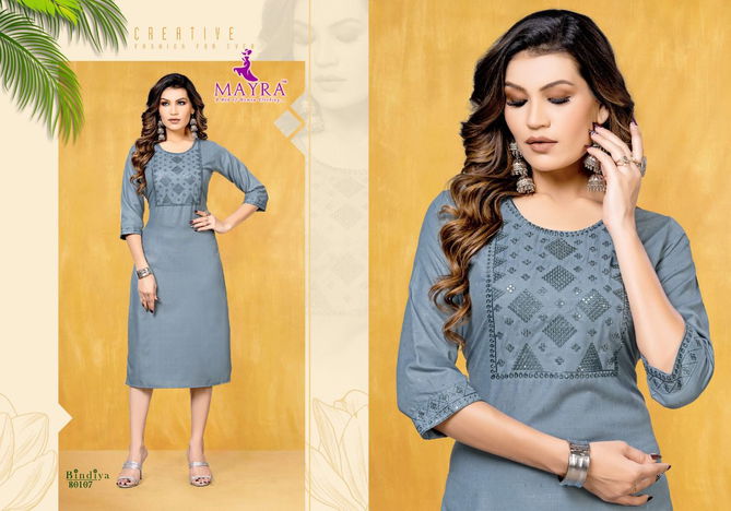 Mayra Bindiya Wholesale Kurti Exclusive Wear Collection